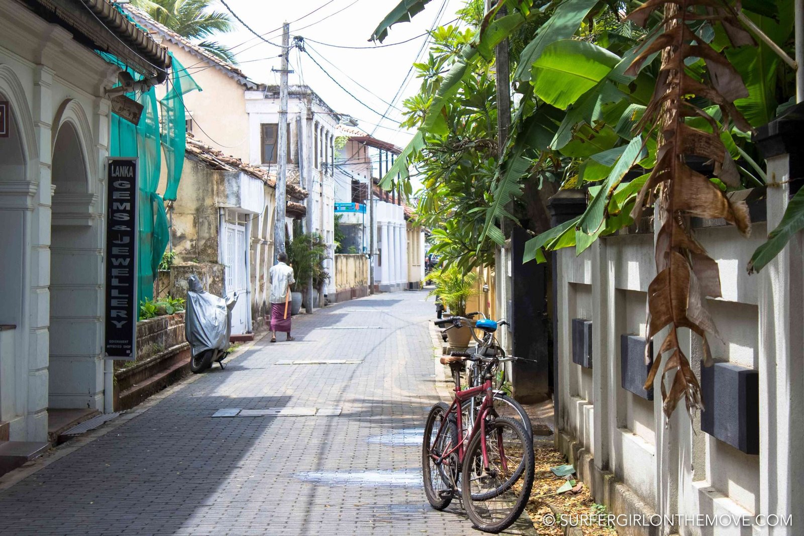 The street in Galle