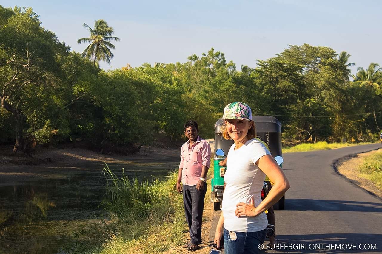 Exploring Polonnaruwa in a tuk-tuk