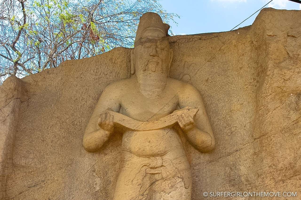 Statue of Parakramabahu in Polonnaruwa