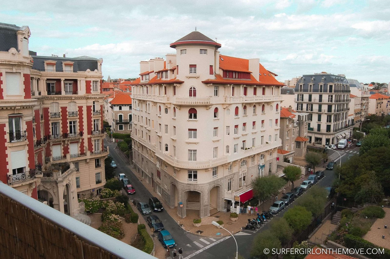 Various buildings in Biarritz