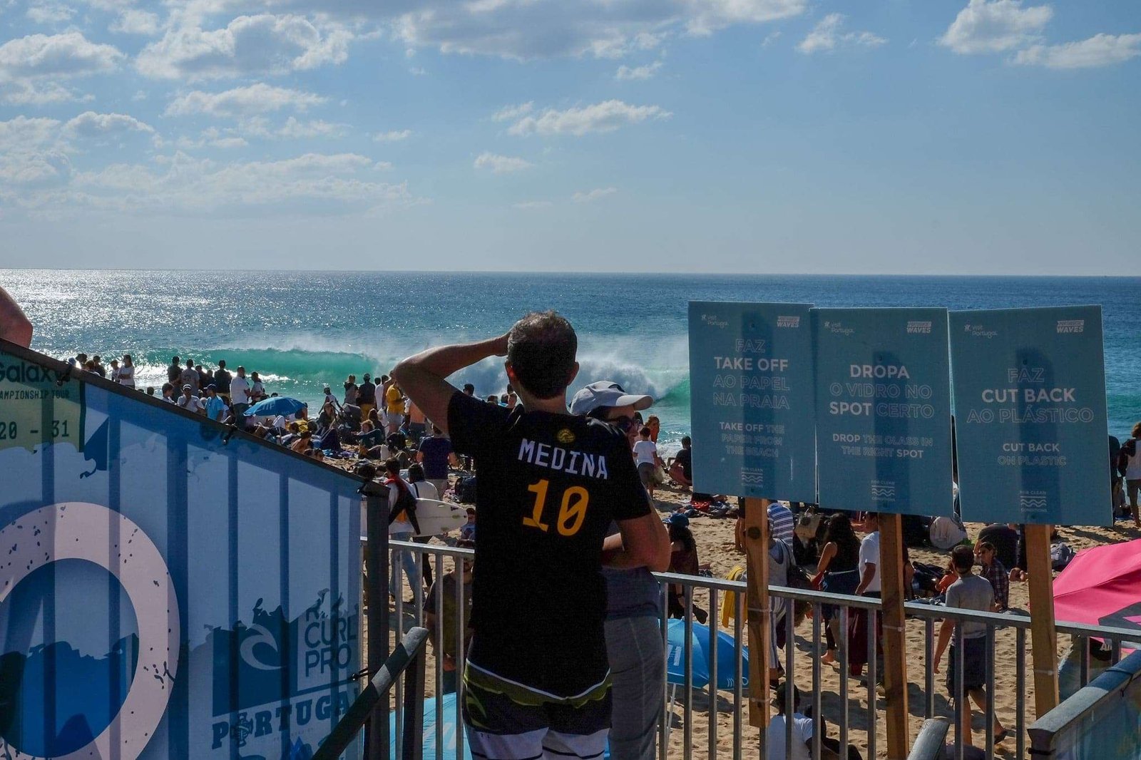 MEO Rip Curl Pro Portugal fã Gabriel Medina