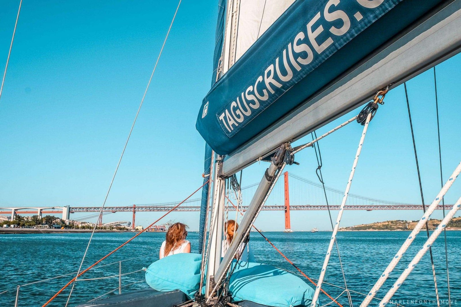 A bordo do veleiro TagusCruises - On board the sailboat