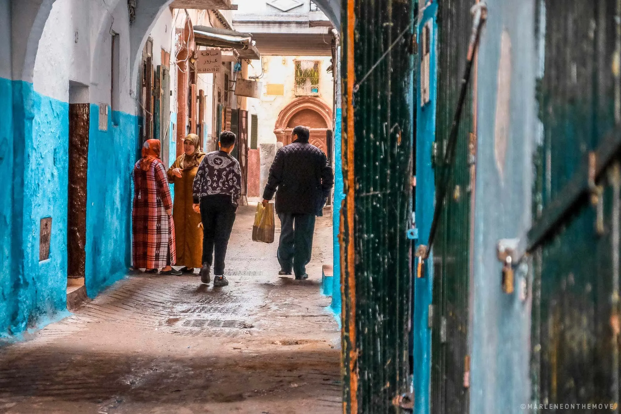 ruas de Tetouan Marrocos