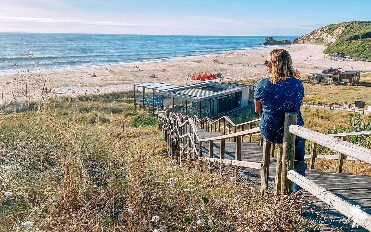 Praia Paredes de Vitória Beach Nazaré Portugal