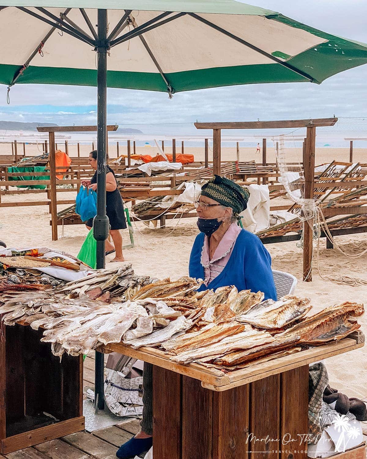 Vendedora Nazaré Portugal