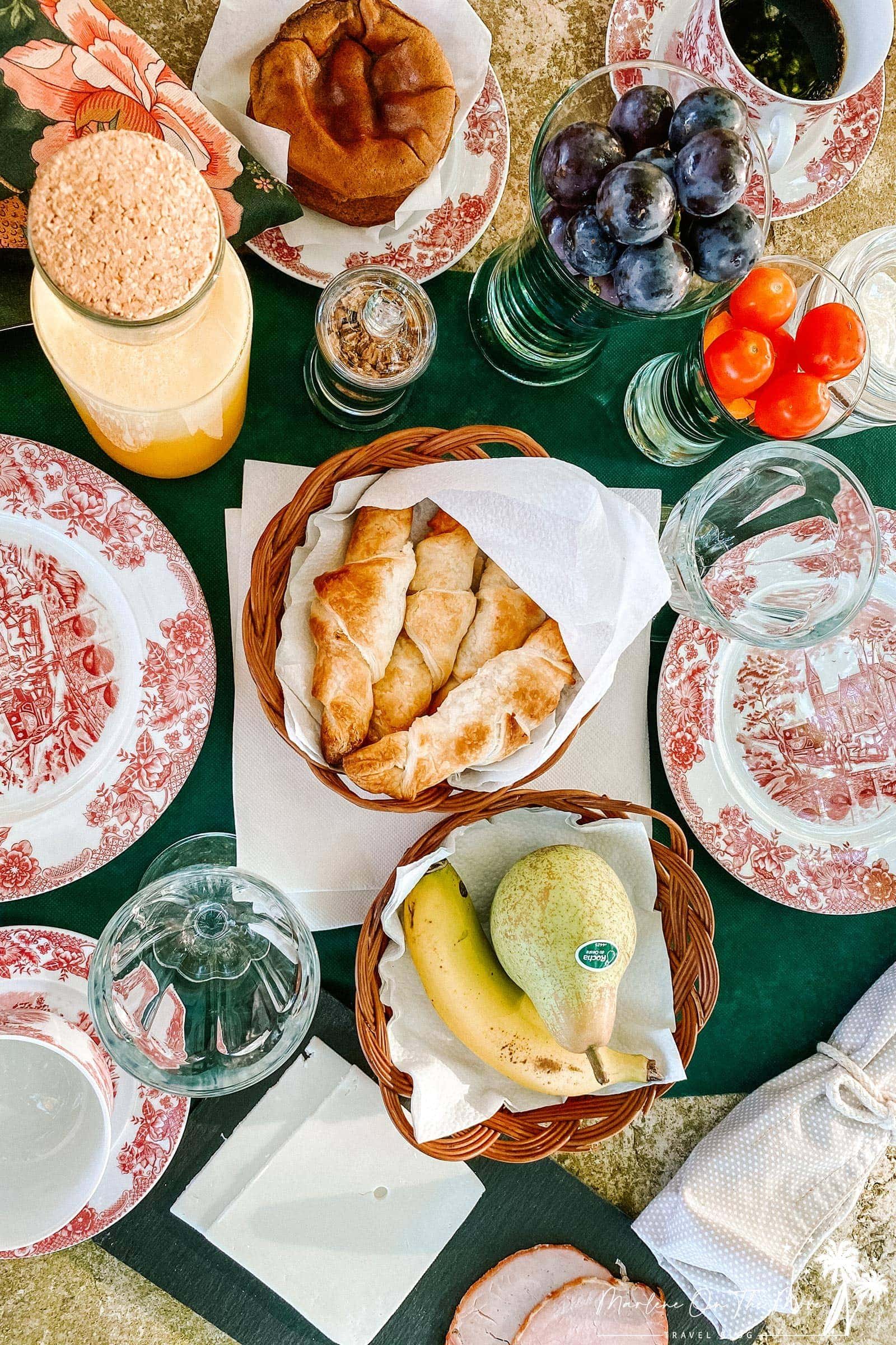 Pequeno-almoço/Beakfast Quinta da Foz do Arelho Portugal