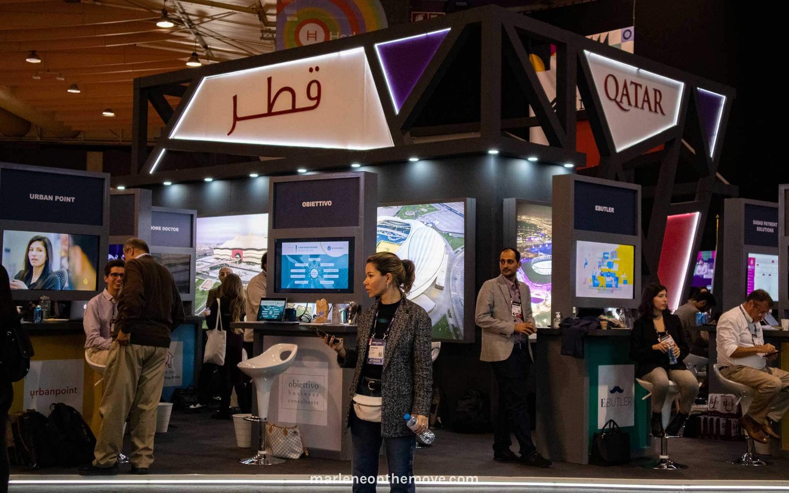 Qatar stand at the Web Summit