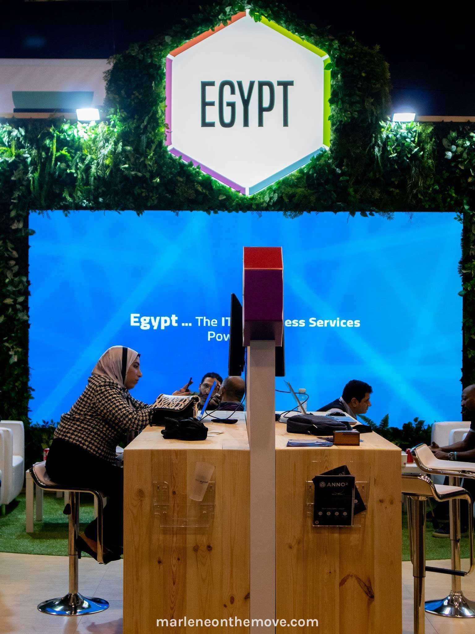 Egypt stand at Web Summit