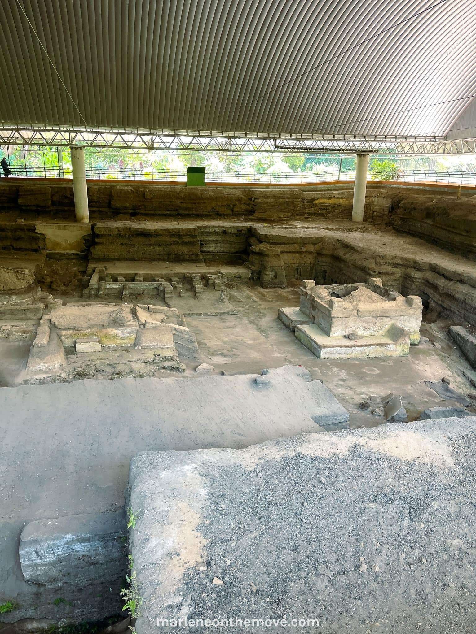 The archeological ruins of Joya de Ceren, a UNESCO World Heritage Site, in El Salvador