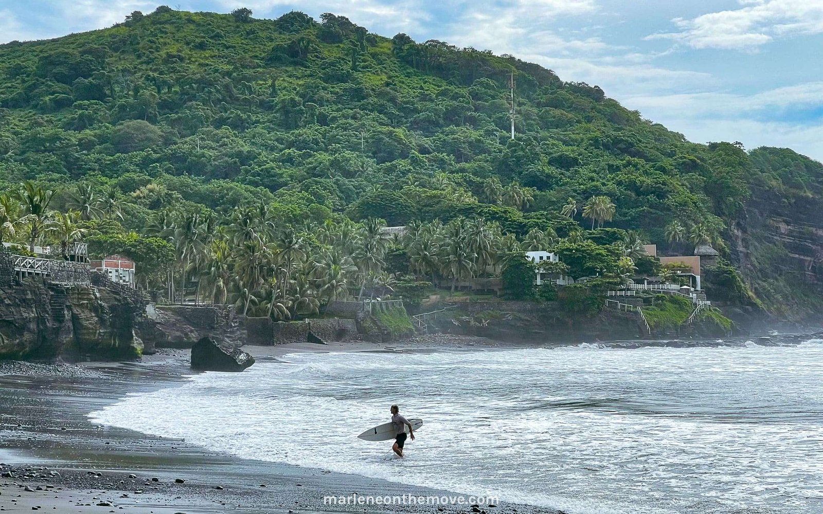 Surfing in El Salvador