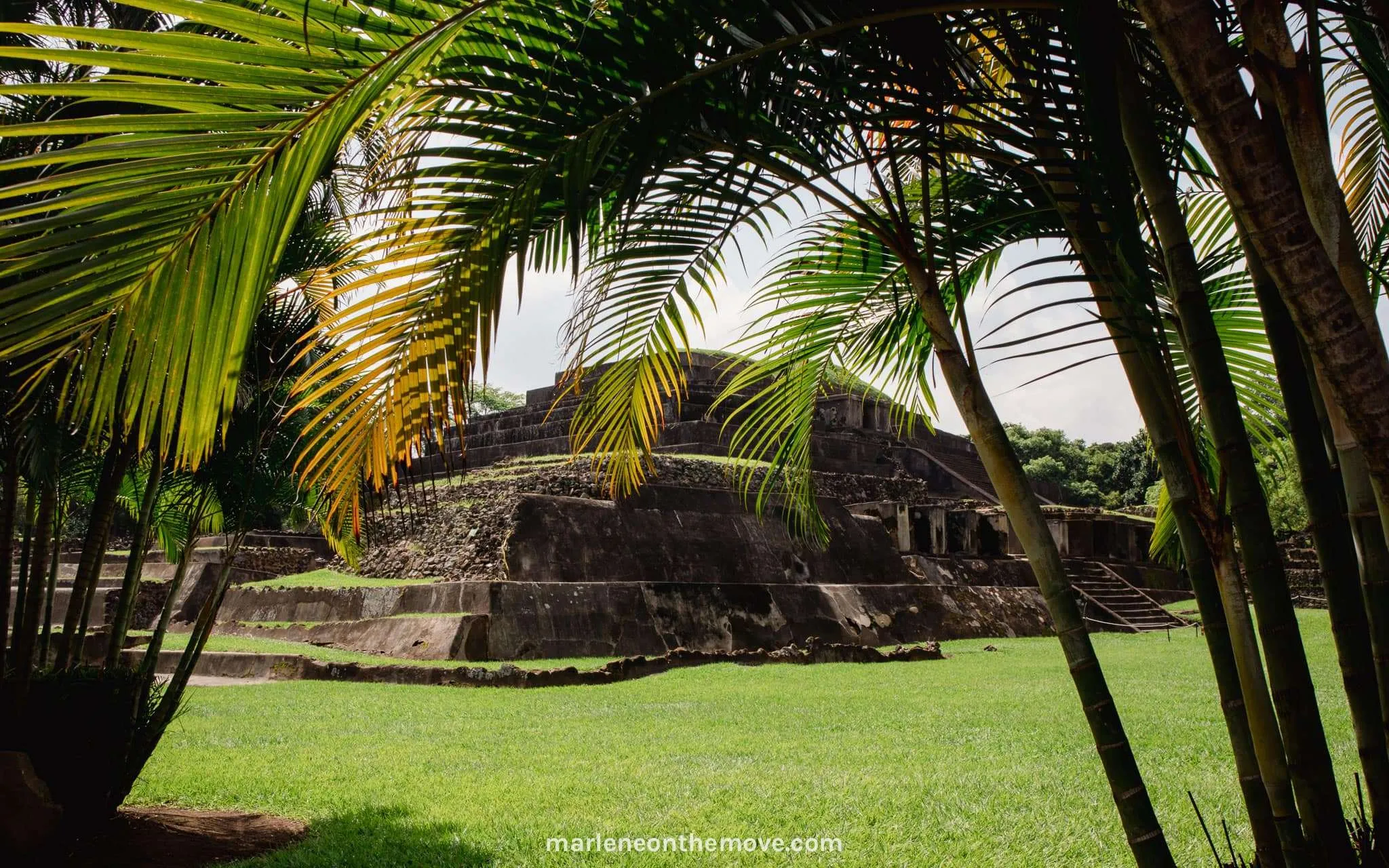 The Mayan temple of Tazumal