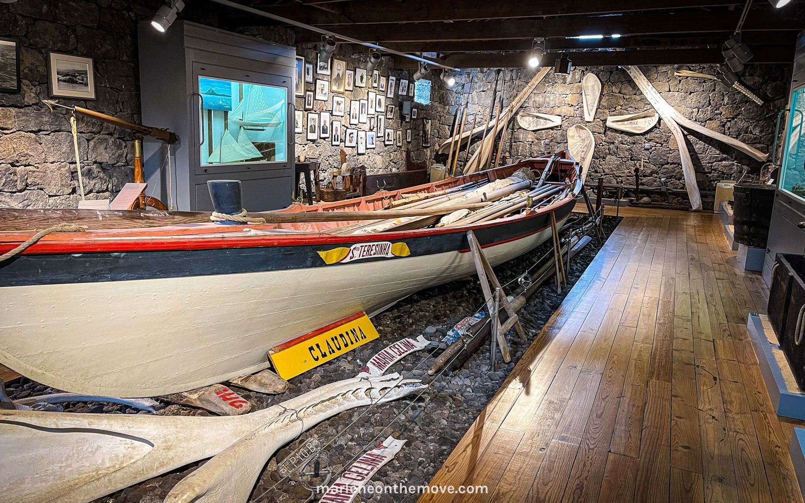 Museu dos Baleeiros, old vessel used to catch whales
