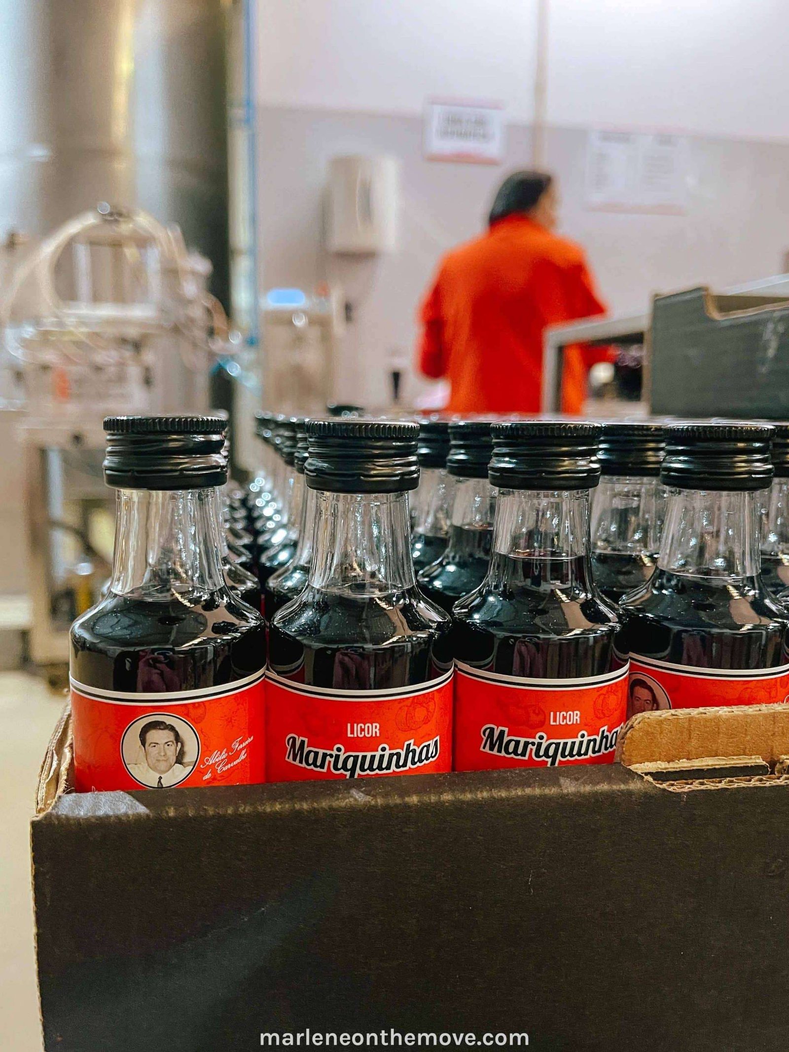 Visiting the factory where Ginja Mariquinhas is produced