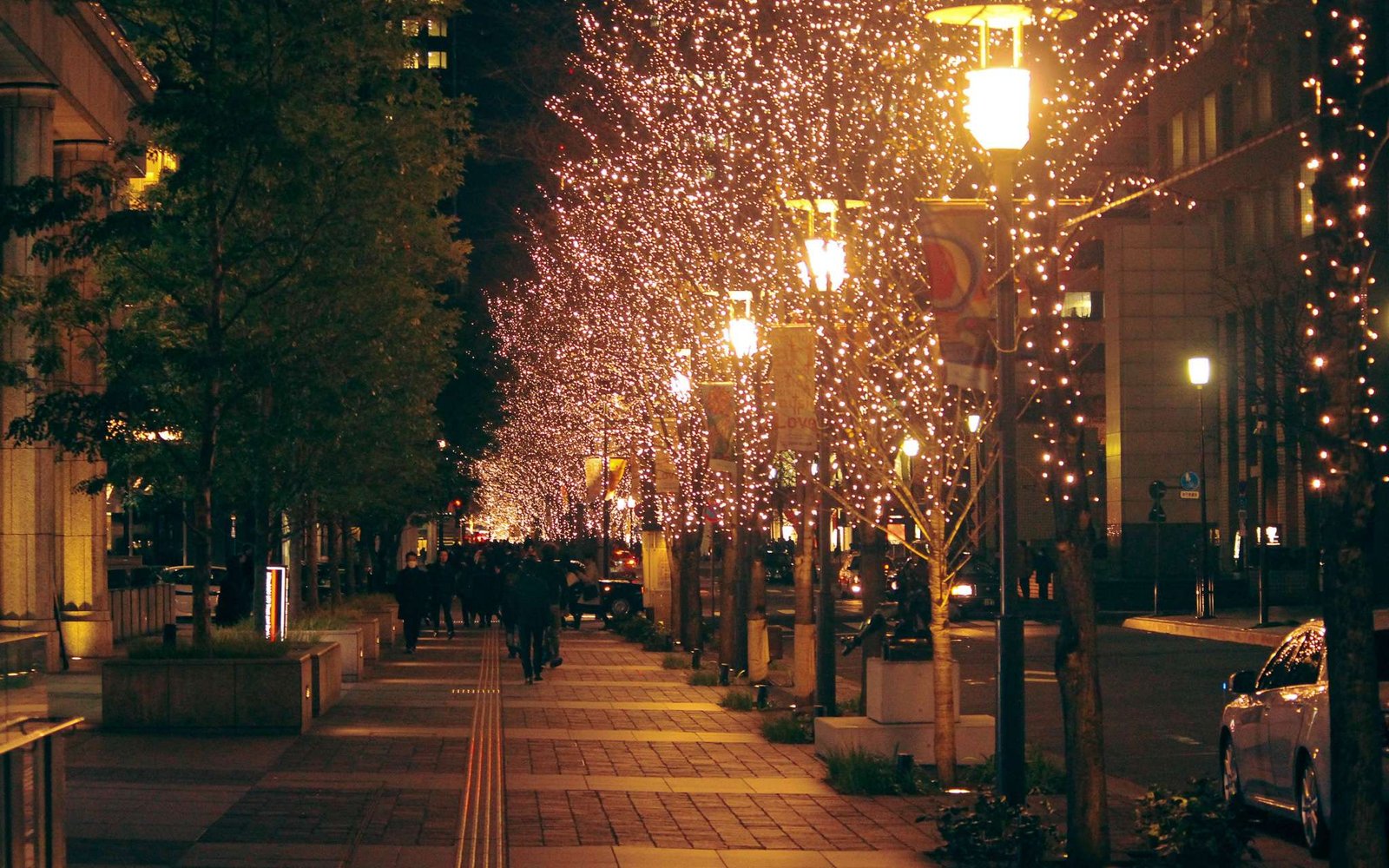 Luzes de Natal no Japão
