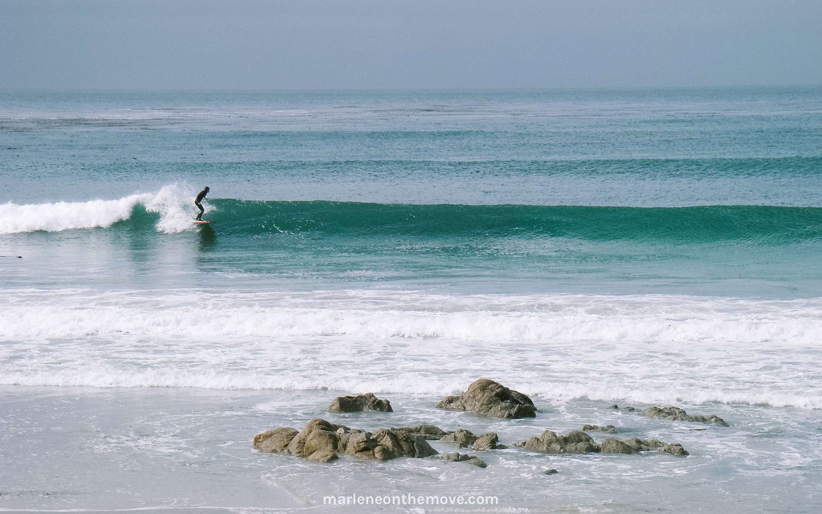 17-Mile Drive surf na California