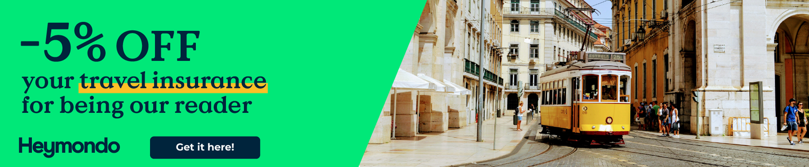 5% off your Heymondo travel insurance from Marlene On The Move