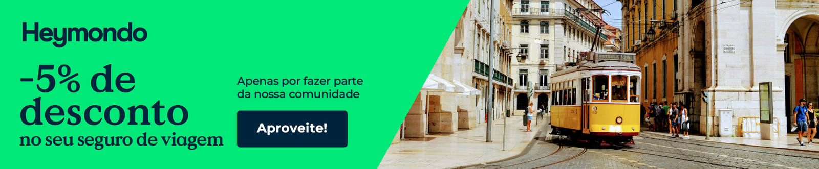 5% de desconto no seguro de viagem pela Marlene On The Move