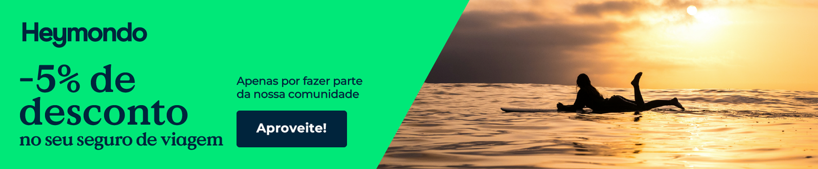 5% de desconto no seguro de viagem pela Marlene On The Move