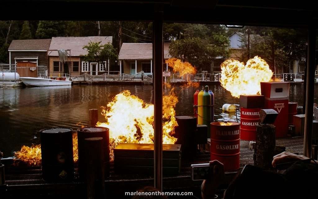cenário do Jaws nos Universal Studios