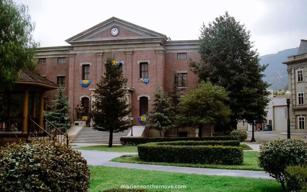 cenário Back to the Future nos Universal Studios