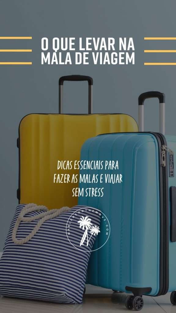 Descubra o que levar na sua mala de viagem com as nossas dicas de arrumação e artigos recomendados. Viaje leve e sem stress!