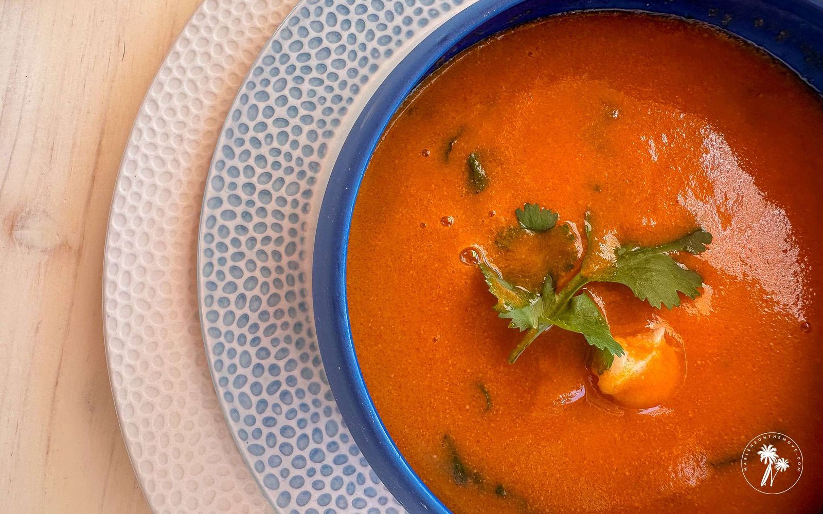 Fish soup served at Estaminé restaurant