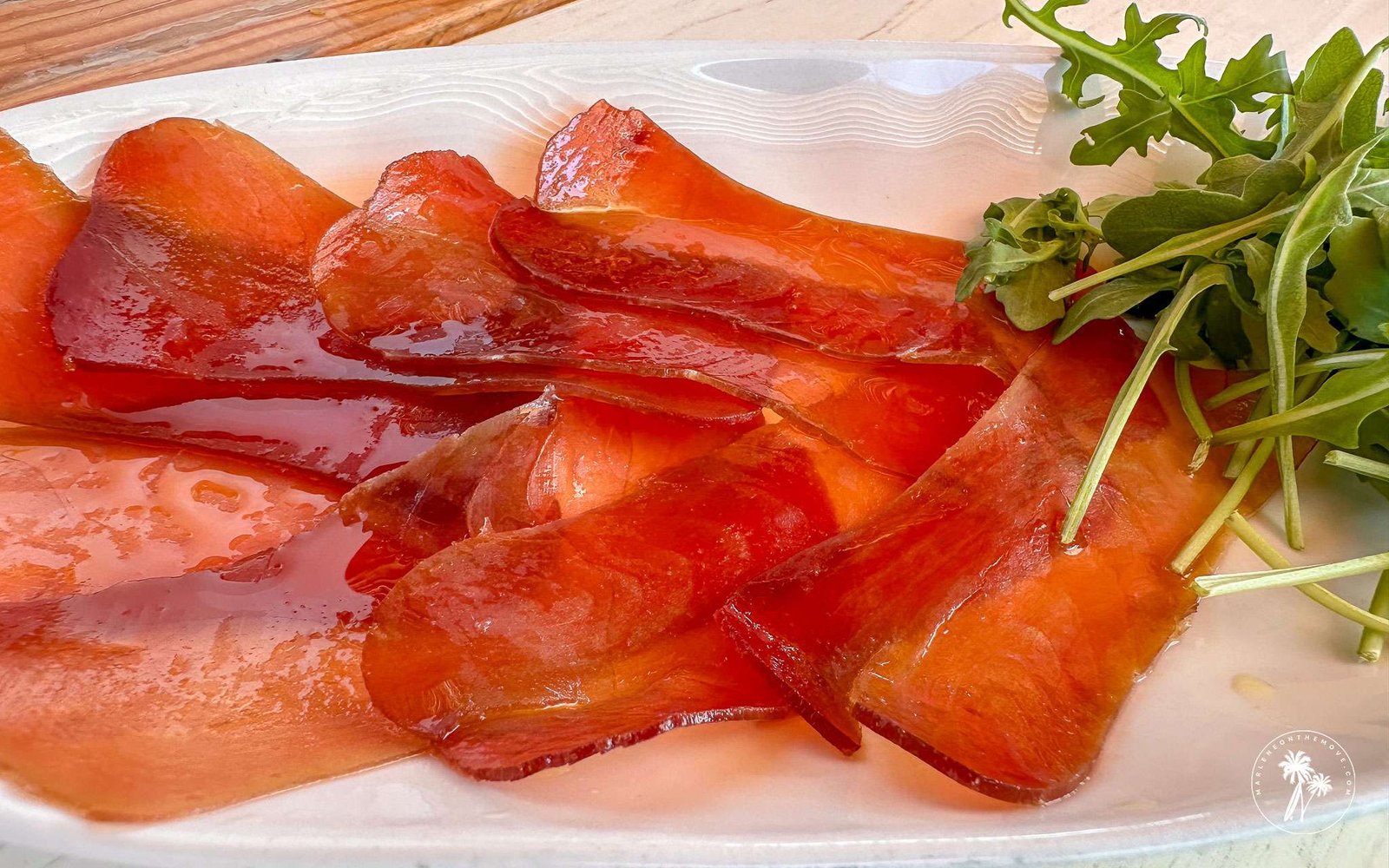 tuna muxama, a typical Portuguese delicacy