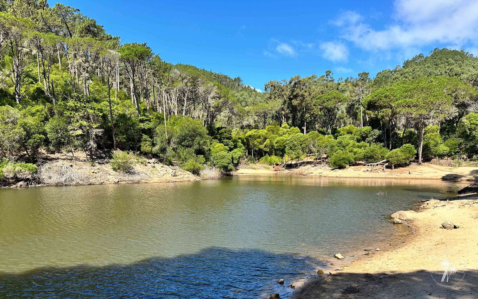 Lagoa Azul (Blue Lagoon) in Sintra, Portugal