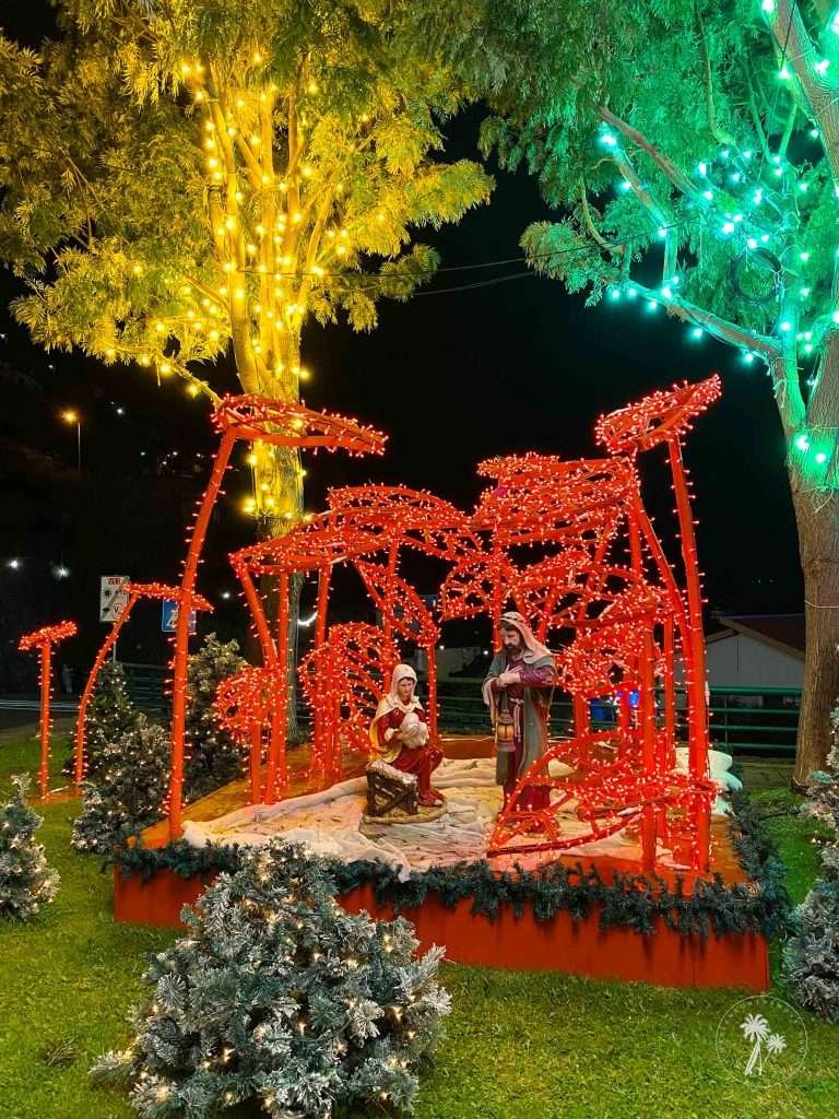 Navidad scene in Madeira Island during Christmas