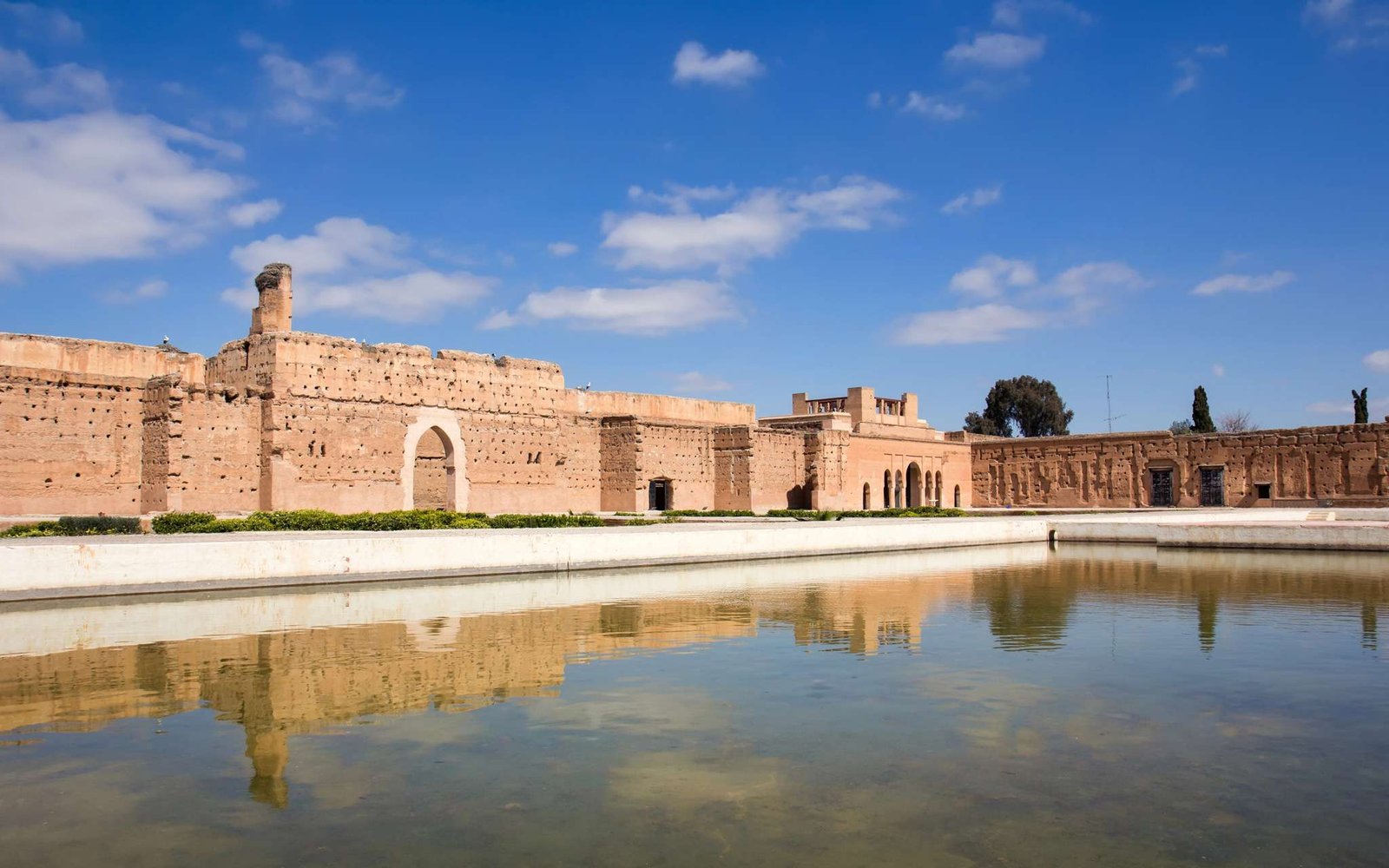 Palácio El Badi ou Palais El Badii em Marraquexe, Marrocos.