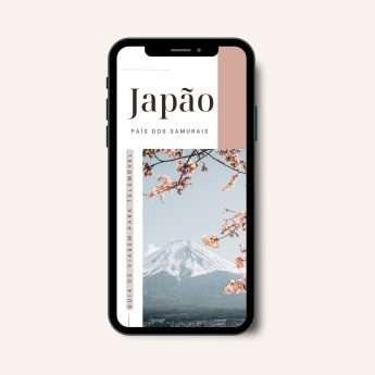 Guia de Viagem do Japão para usar no telemóvel