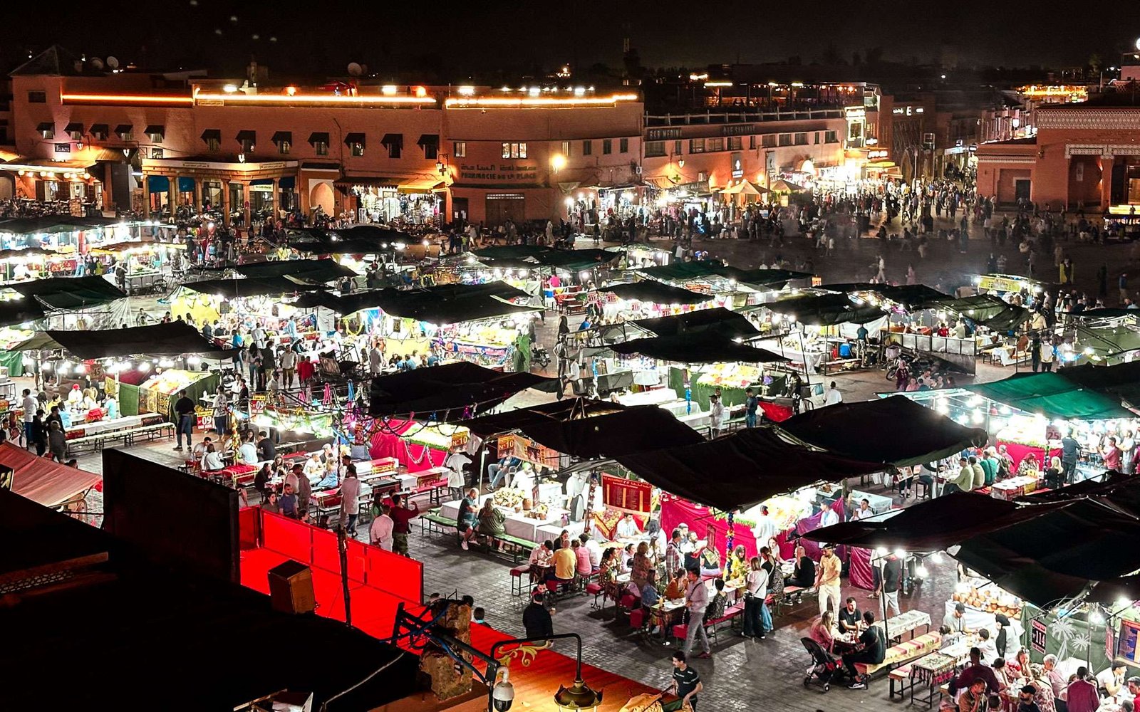 Jemaa el-Fna à noite
