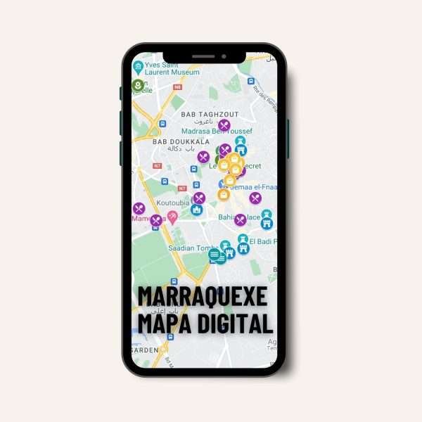 Marraquexe Mapa Digital para descobrir a cidade