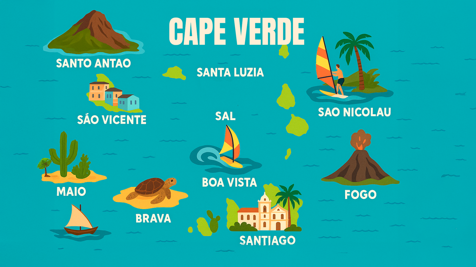 Cape-Verde-Map