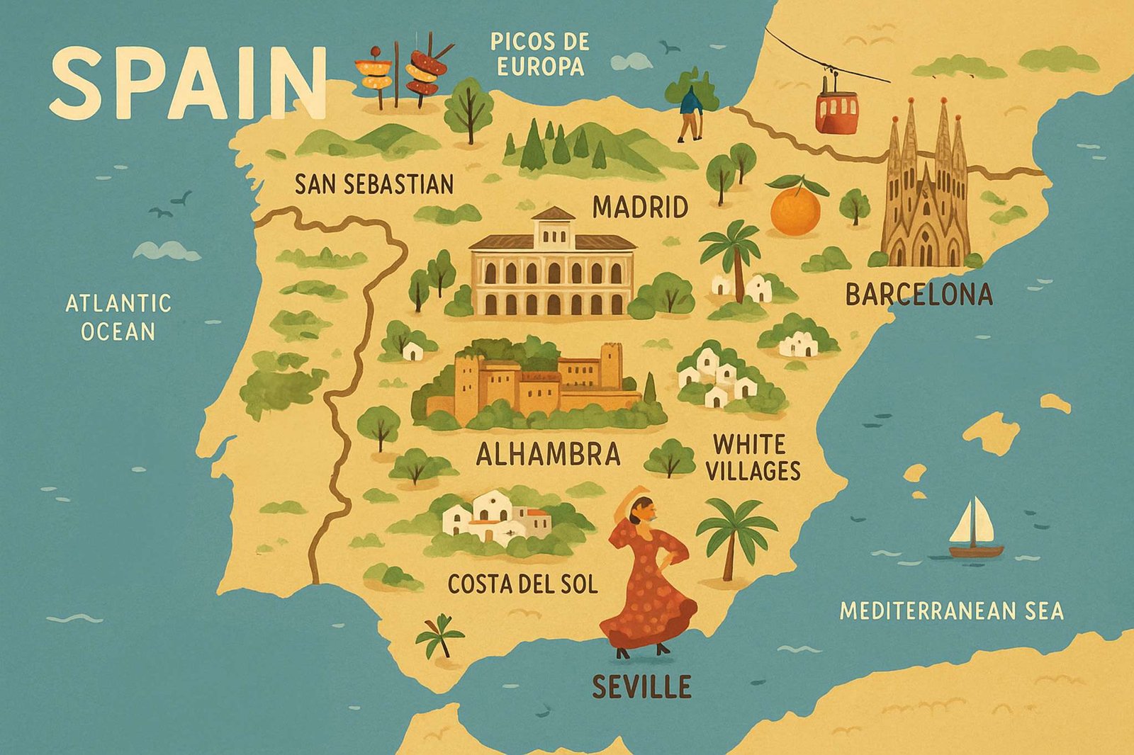 Spain-Map