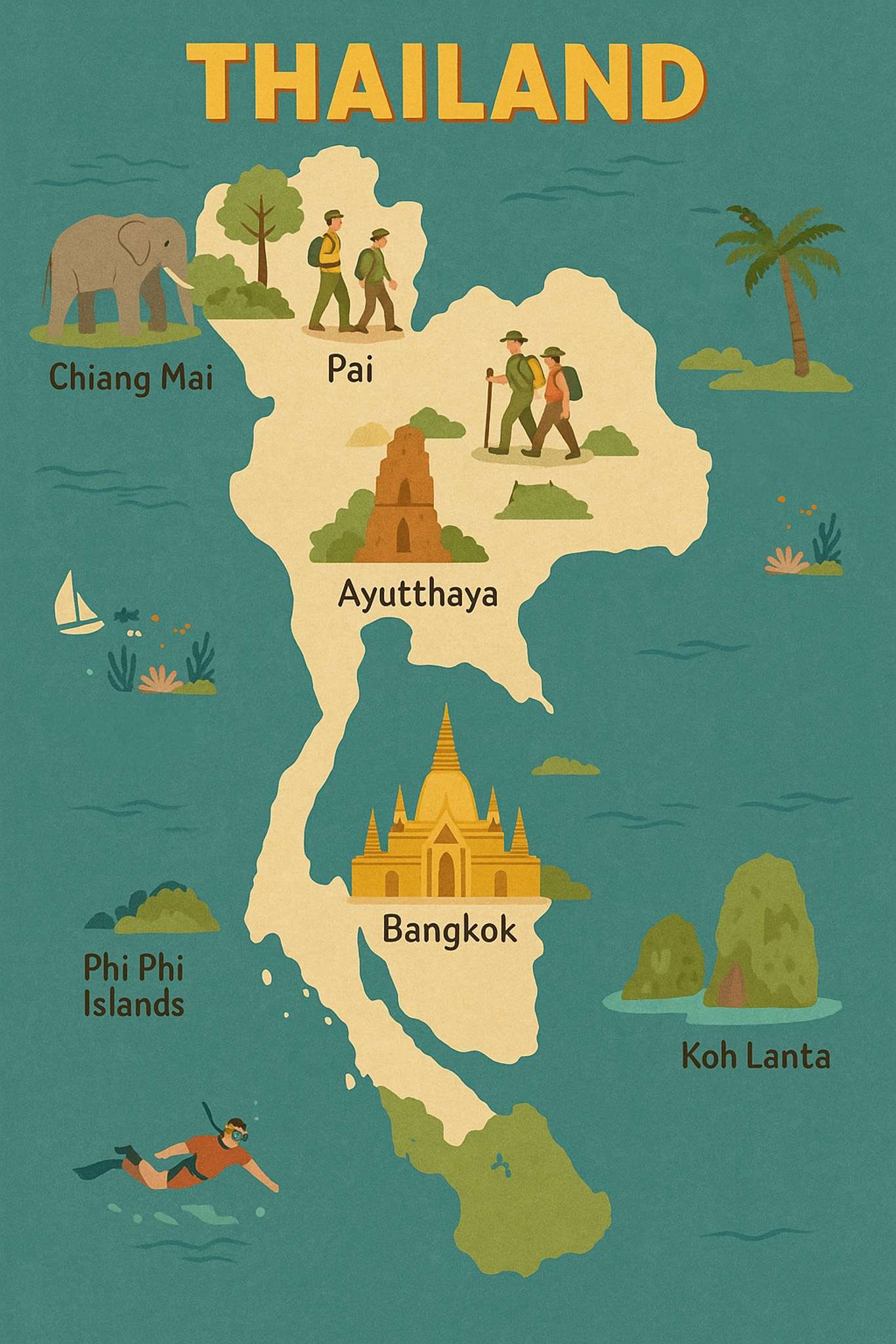 Thailand-Map
