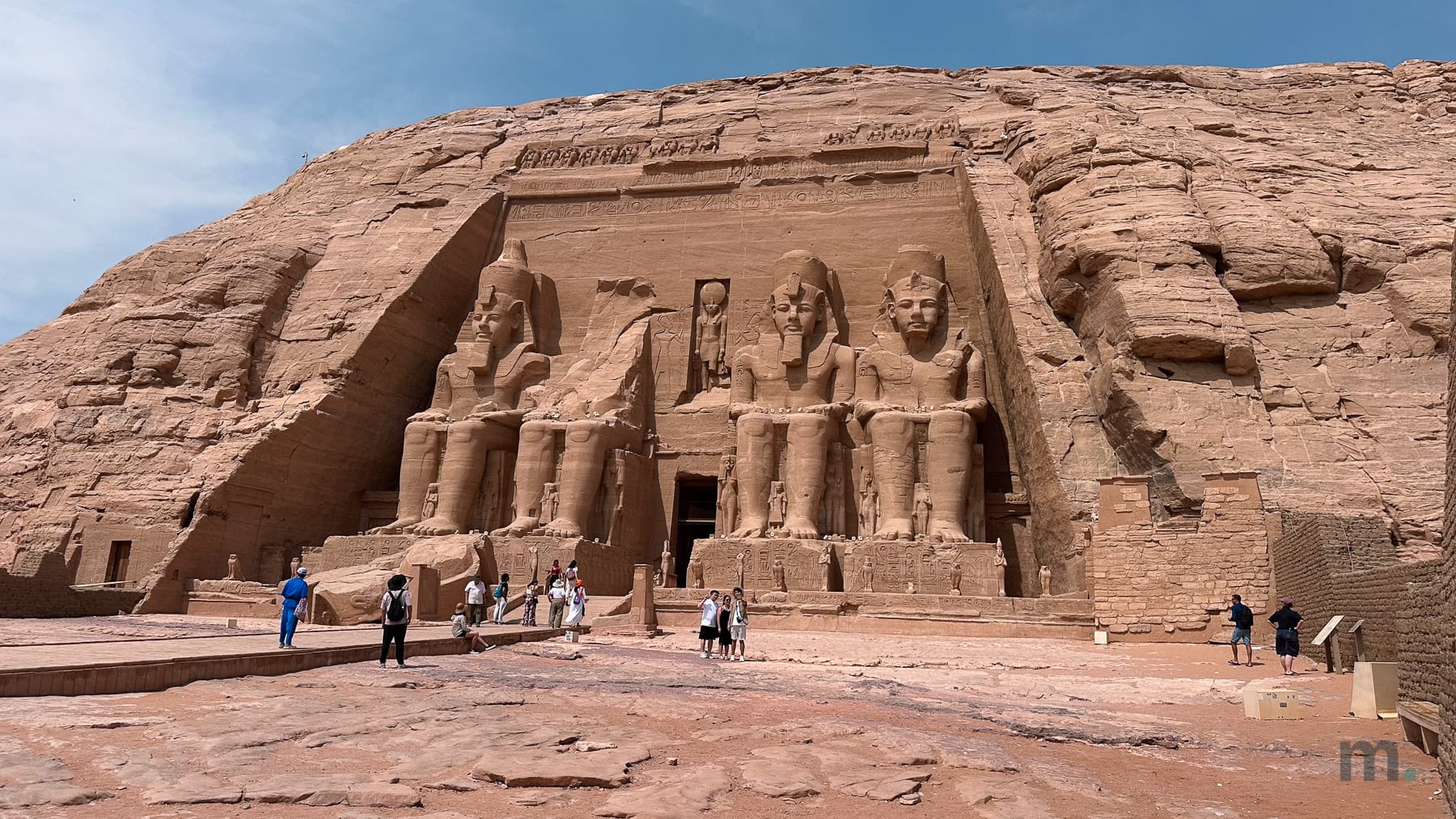 Abu Simbel site in Egypt