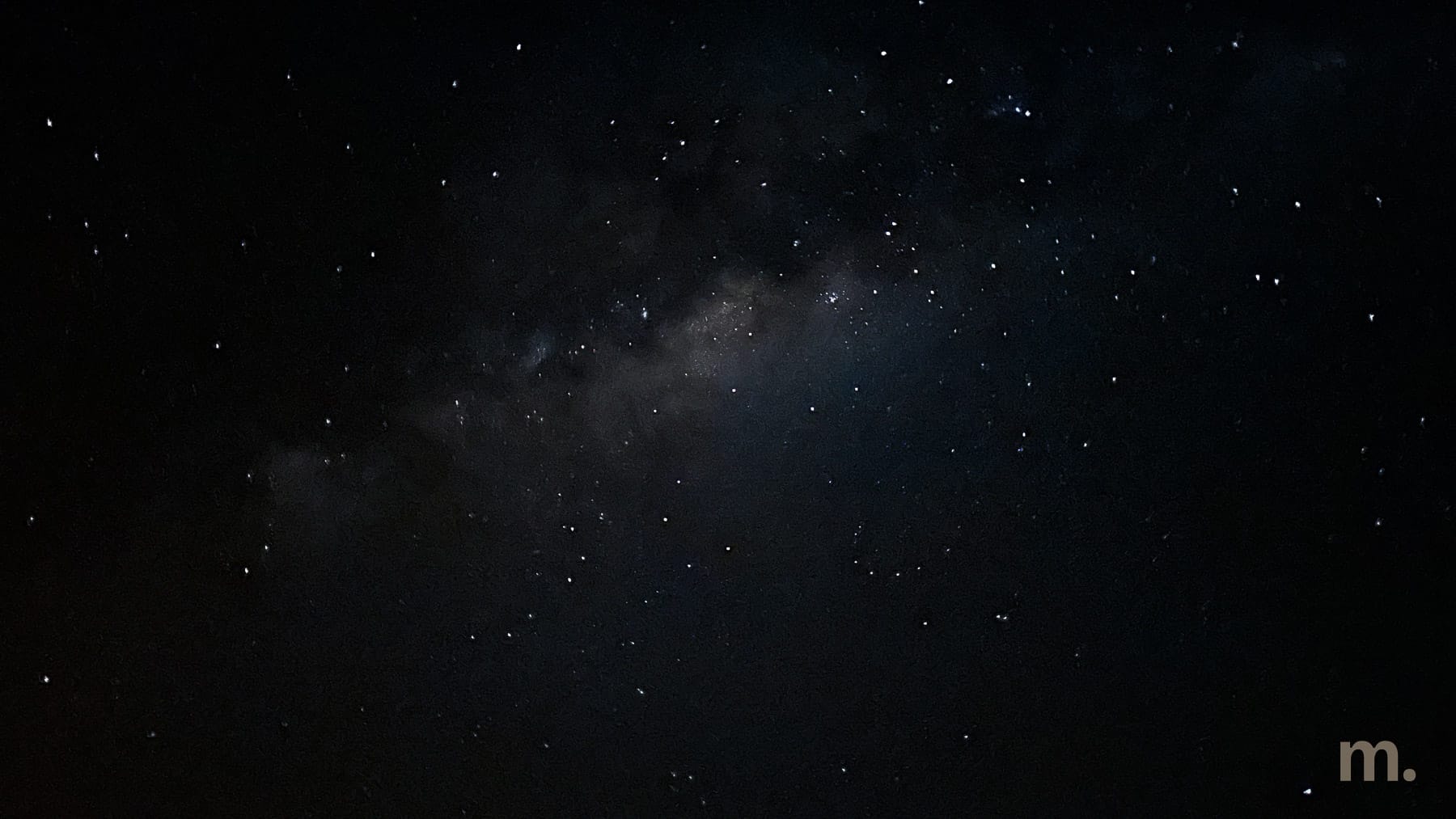 The Milky Way photographed with a simple iPhone