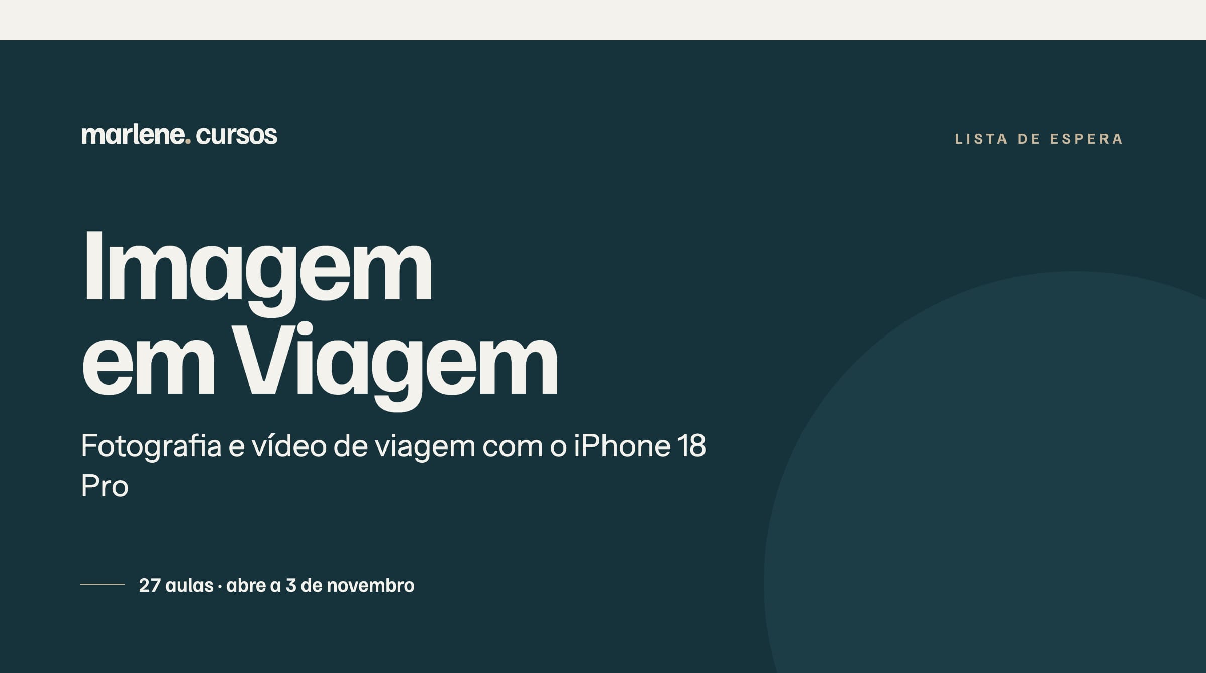 Imagem em viagem curso de fotografia e video em viagem com o iPhone 18 Pro