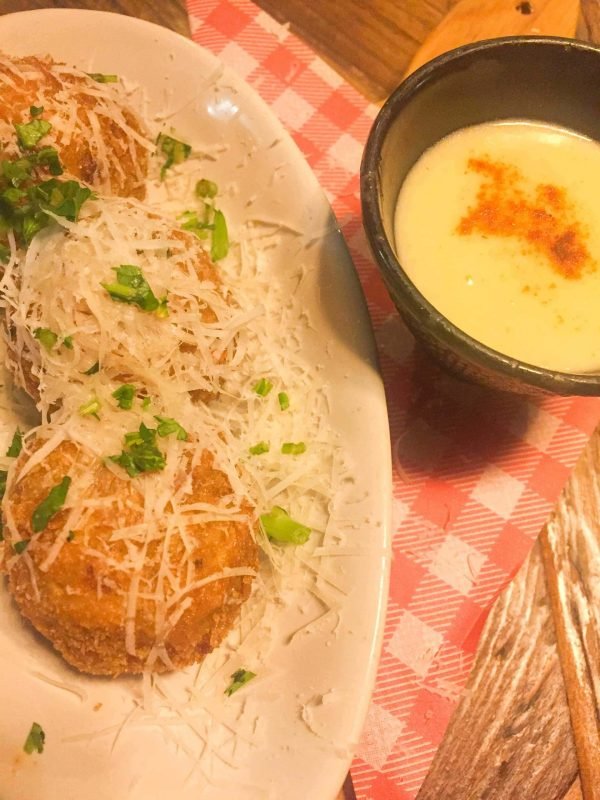 Jamie's Italian Lisboa porcini arancini